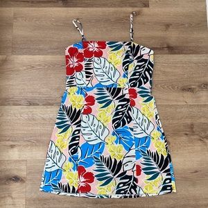 NWT Forever 21 Hawaiian Print Dress Size Large